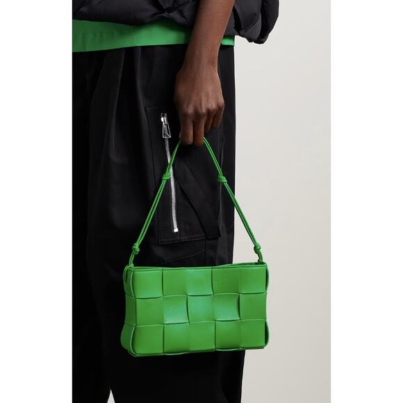 ❌❌SOLD! ❌❌NEW BOTTEGA VENETA CASSETTE GREEN LEATHER BAG PURSE AUTHENTIC! - Picture 5 of 16